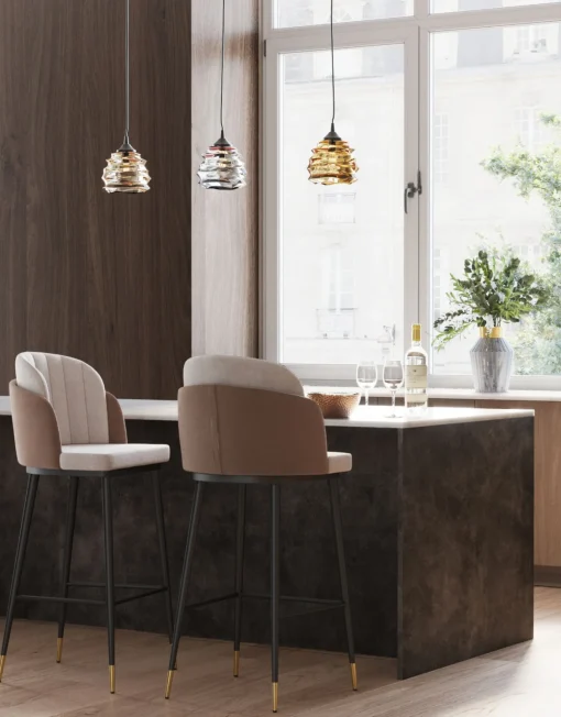 KARE Design Sedia bar Hojas beige - KARE> Sgabelli Bar
