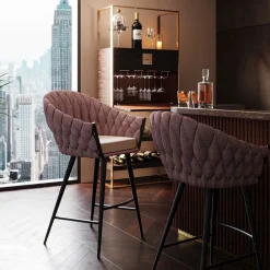 KARE Design Sedia bar Knot Tweed - KARE> Sgabelli Bar