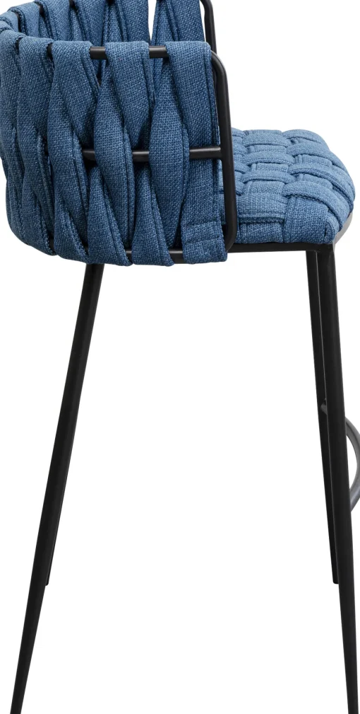 KARE Design Sedia bar Saluti blu 77cm - KARE> Sgabelli Bar