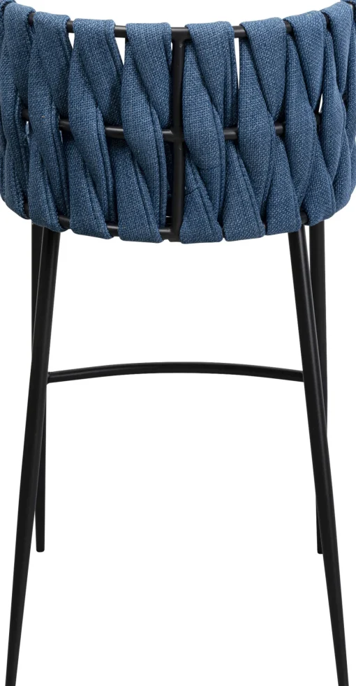 KARE Design Sedia bar Saluti blu 77cm - KARE> Sgabelli Bar