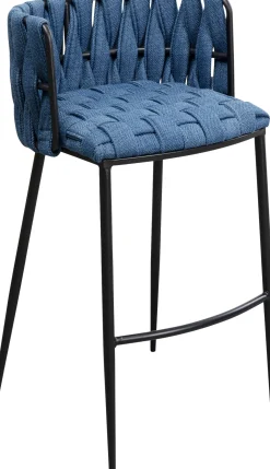 KARE Design Sedia bar Saluti blu 77cm - KARE></noscript> Sgabelli Bar