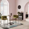 KARE Design Sedia bar Saluti verde scuro 77cm - KARE> Sgabelli Bar