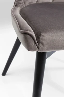 KARE Design SEDIA BLACK MARSHALL VELLUTO GRIGIO - KARE></noscript> Sedie