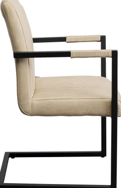 KARE Design Sedia cantilever Thamos beige - KARE> Sedie