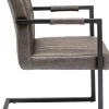 KARE Design Sedia cantilever Thamos marrone - KARE> Sedie