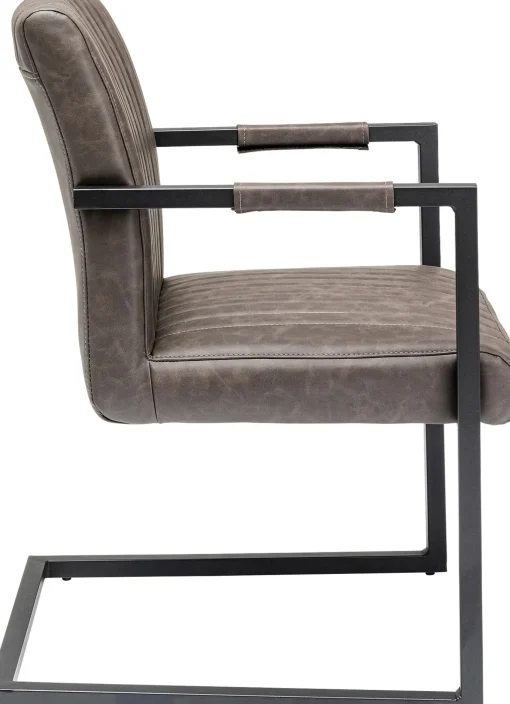 KARE Design Sedia cantilever Thamos marrone - KARE> Sedie