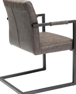 KARE Design Sedia cantilever Thamos marrone - KARE> Sedie