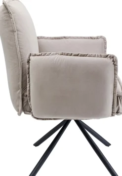 KARE Design Sedia con braccioli Chelsea grigio - KARE></noscript> Sedie