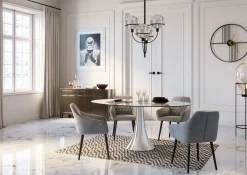 KARE Design Sedia con braccioli Kayla grigio - KARE></noscript> Sedie