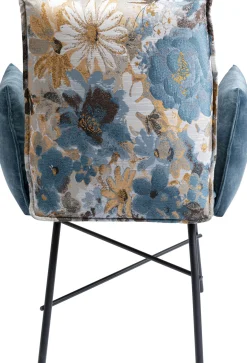 KARE Design Sedia con braccioli Nothing Hill blu - KARE></noscript> Sedie