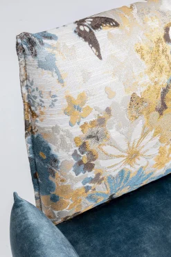 KARE Design Sedia con braccioli Nothing Hill blu - KARE></noscript> Sedie