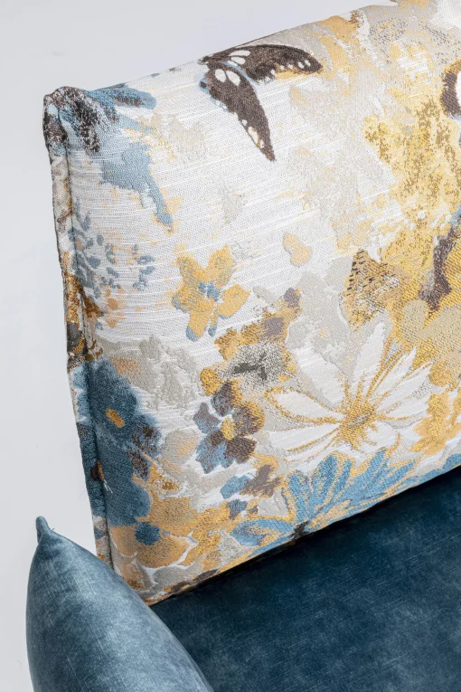 KARE Design Sedia con braccioli Nothing Hill blu - KARE> Sedie