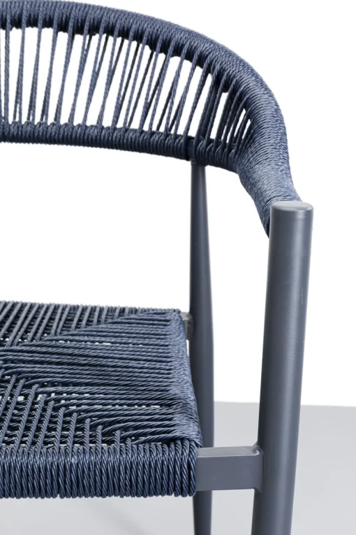 KARE Design Sedia con braccioli Palma blu petrolio - KARE> Sedie