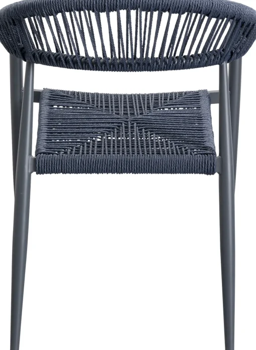 KARE Design Sedia con braccioli Palma blu petrolio - KARE> Sedie
