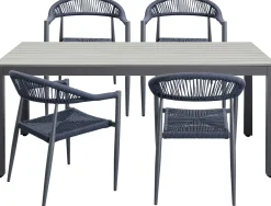 KARE Design Sedia con braccioli Palma blu petrolio - KARE></noscript> Sedie