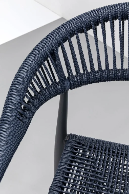 KARE Design Sedia con braccioli Palma blu petrolio - KARE> Sedie