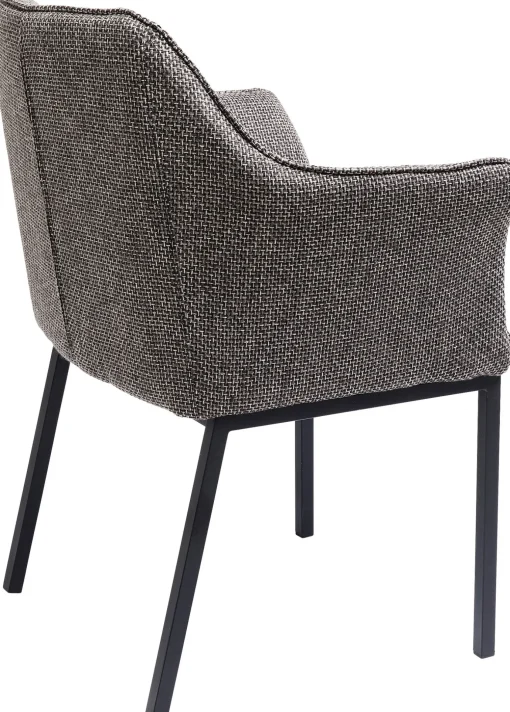 KARE Design Sedia con braccioli ThinkThank grigia - KARE> Sedie