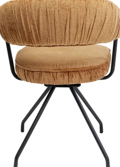 KARE Design Sedia girevole Arabella arancione - KARE></noscript> Sedie