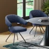 KARE Design Sedia girevole Arabella marrone - KARE> Sedie