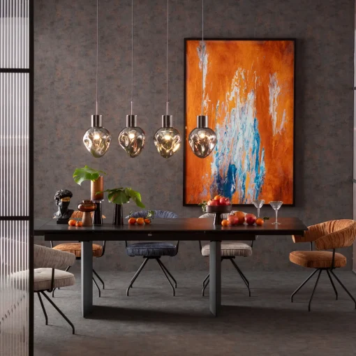 KARE Design Sedia girevole Arabella marrone - KARE> Sedie