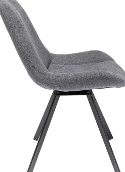 KARE Design Sedia girevole Baron grigio - KARE></noscript> Sedie