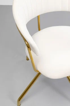 KARE Design Sedia girevole Belle velluto creme - KARE></noscript> Sedie