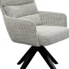 KARE Design Sedia girevole Bosse Nero - KARE> Sedie