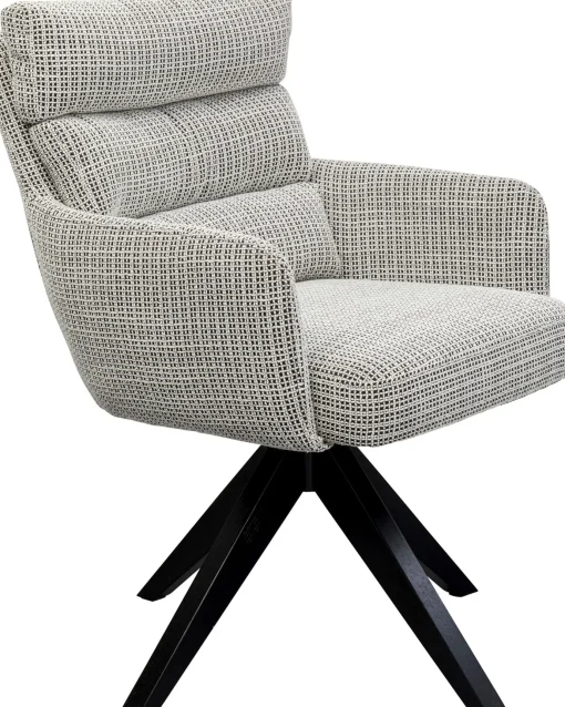 KARE Design Sedia girevole Bosse Nero - KARE> Sedie