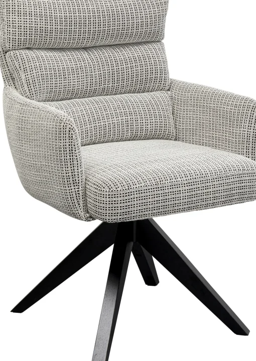 KARE Design Sedia girevole Bosse Nero - KARE> Sedie