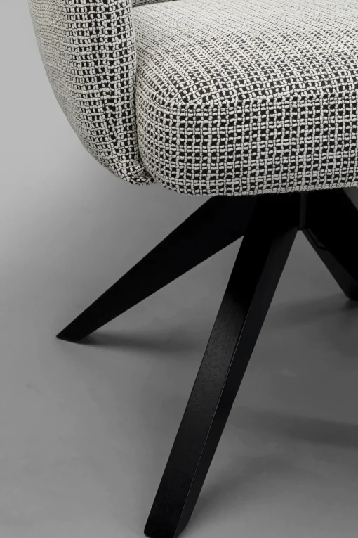 KARE Design Sedia girevole Bosse Nero - KARE> Sedie