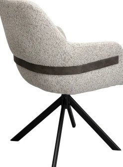 KARE Design Sedia girevole Coco crema - KARE> Sedie