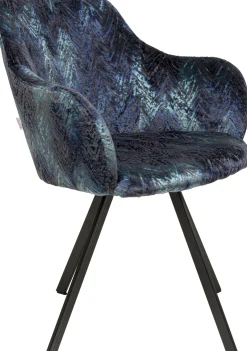 KARE Design Sedia girevole Coco Hugs Keops Blue Limited - KARE> Sedie