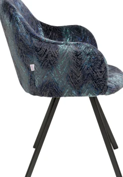 KARE Design Sedia girevole Coco Hugs Keops Blue Limited - KARE> Sedie