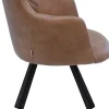 KARE Design Sedia girevole Coco marrone - KARE> Sedie