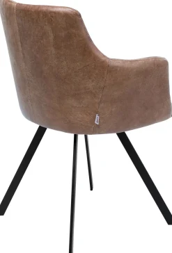 KARE Design Sedia girevole Coco marrone - KARE> Sedie