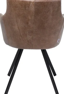 KARE Design Sedia girevole Coco marrone - KARE></noscript> Sedie