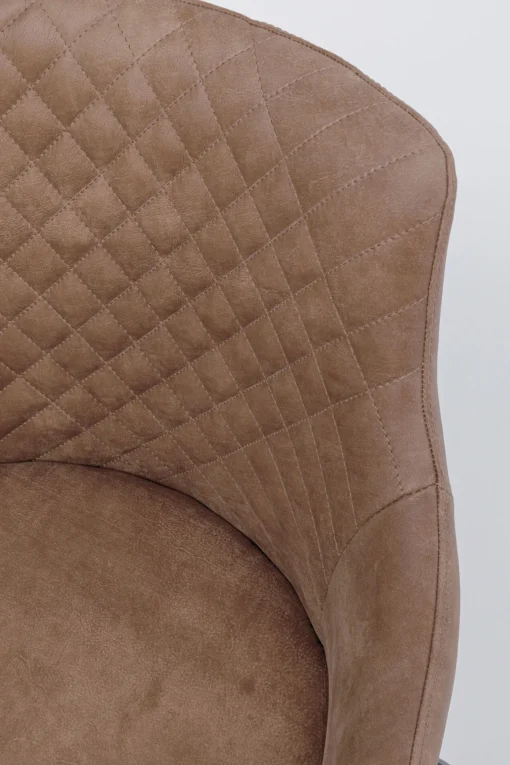 KARE Design Sedia girevole Coco marrone - KARE> Sedie