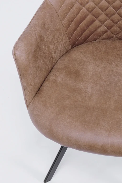 KARE Design Sedia girevole Coco marrone - KARE> Sedie