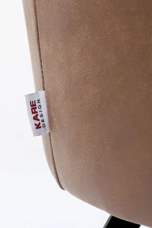 KARE Design Sedia girevole Coco marrone - KARE> Sedie
