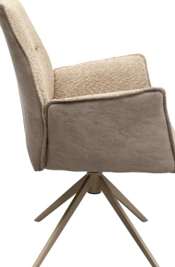 KARE Design Sedia girevole con braccioli Liverpool Greige - KARE></noscript> Sedie