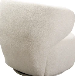 KARE Design Sedia girevole Elite Crema - KARE> Poltrone