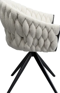 KARE Design Sedia girevole Knot Boucle - KARE></noscript> Sedie