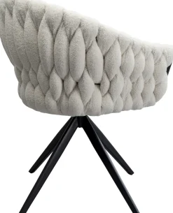 KARE Design Sedia girevole Knot Boucle - KARE></noscript> Sedie