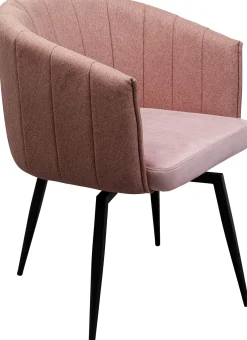KARE Design Sedia girevole Merida rosa - KARE> Sedie