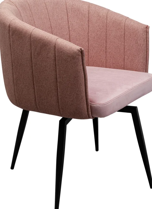 KARE Design Sedia girevole Merida rosa - KARE> Sedie