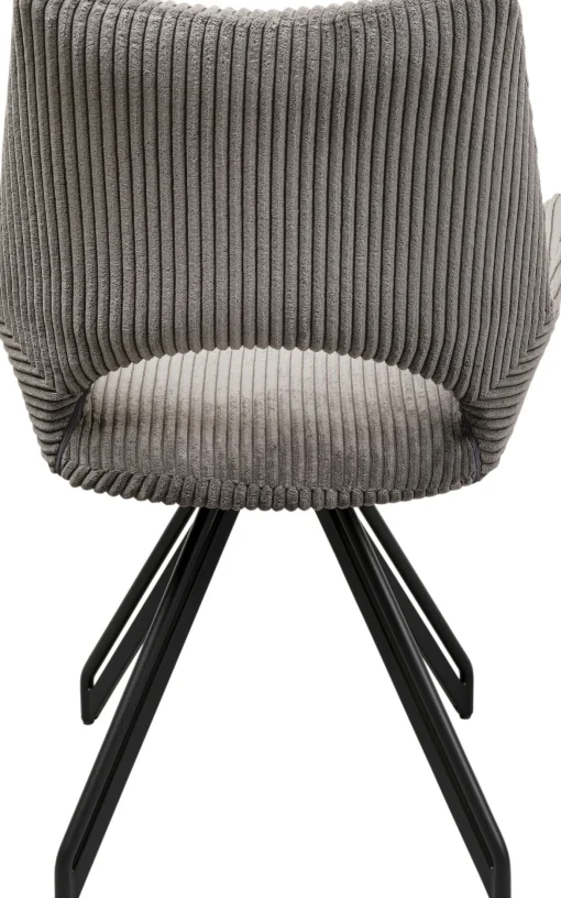 KARE Design Sedia girevole Rich grigio scuro - KARE> Sedie