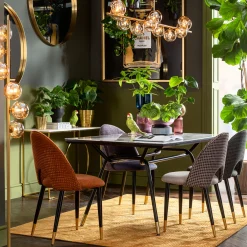 KARE Design Sedia Hudson Arancione - KARE> Sedie