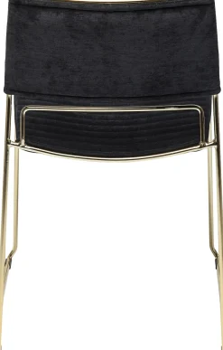 KARE Design Sedia Hugo Nero/Oro - KARE> Sedie