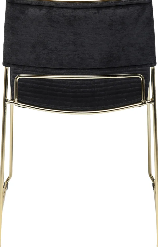 KARE Design Sedia Hugo Nero/Oro - KARE> Sedie