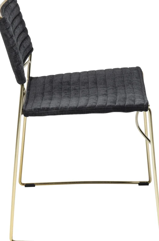 KARE Design Sedia Hugo Nero/Oro - KARE> Sedie